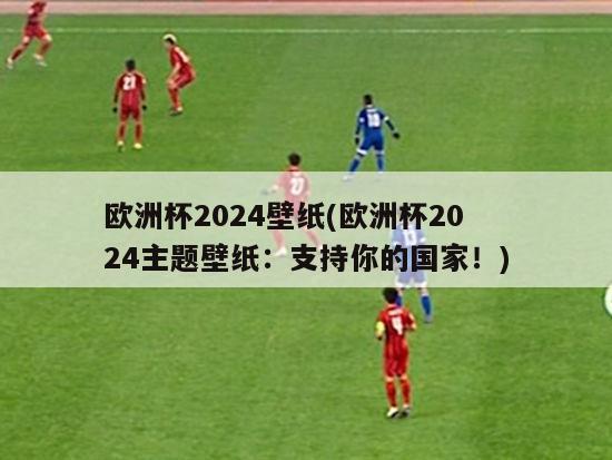 欧洲杯2024壁纸(欧洲杯2024主题壁纸：支持你的国家！)